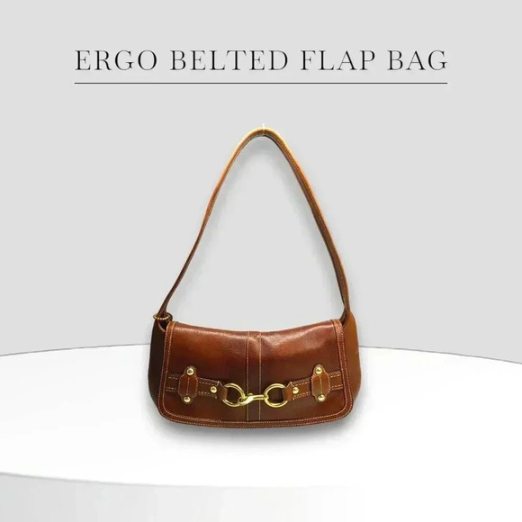 Coach Handbags - COACH Ergo Belted Flap Bag
